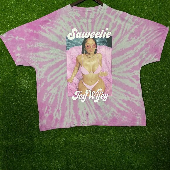 Saweetie Rap, Tie-dye T-shirt, size 2XL - Picture 4 of 4